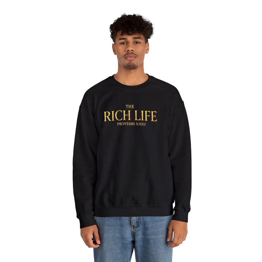 The Rich Life Signature Crewneck Sweatshirt | UNISEX