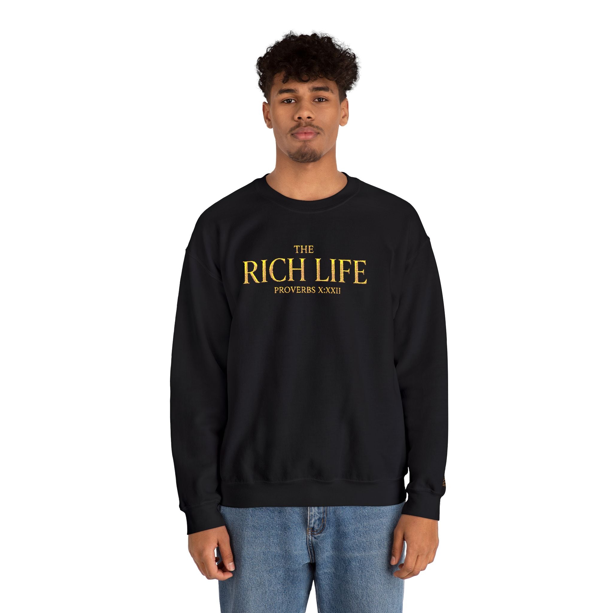 The Rich Life Signature Crewneck Sweatshirt | UNISEX