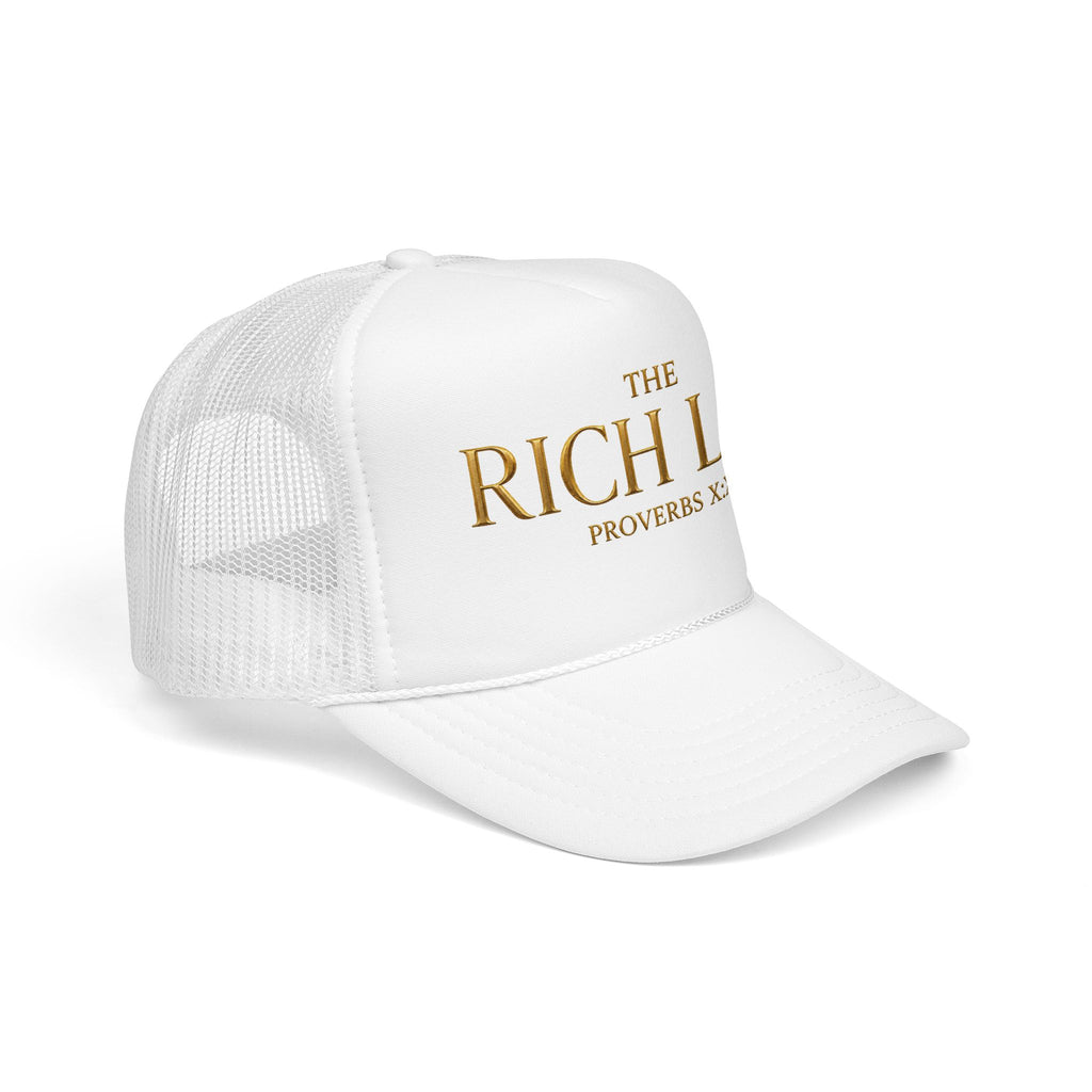 The Rich Life Trucker Hat — 'Proverbs XXII