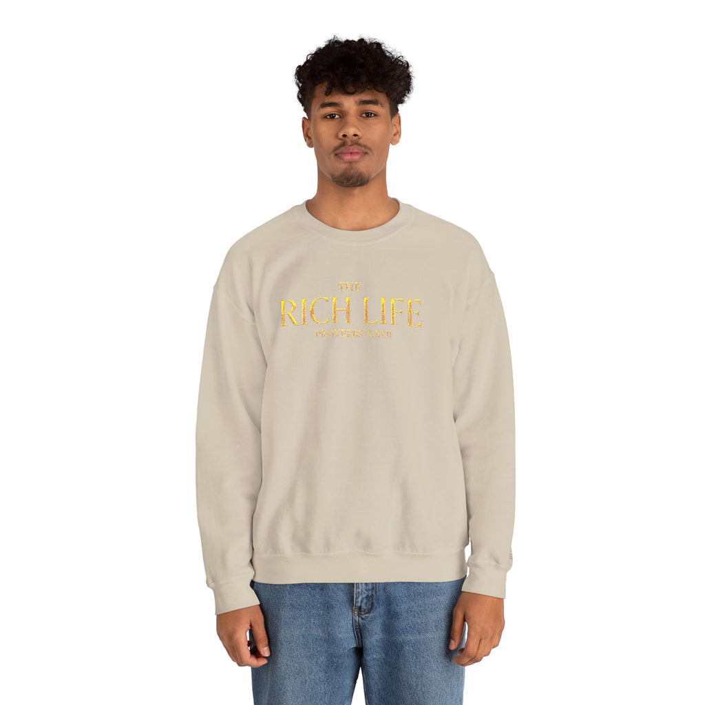 The Rich Life Signature Crewneck Sweatshirt | UNISEX