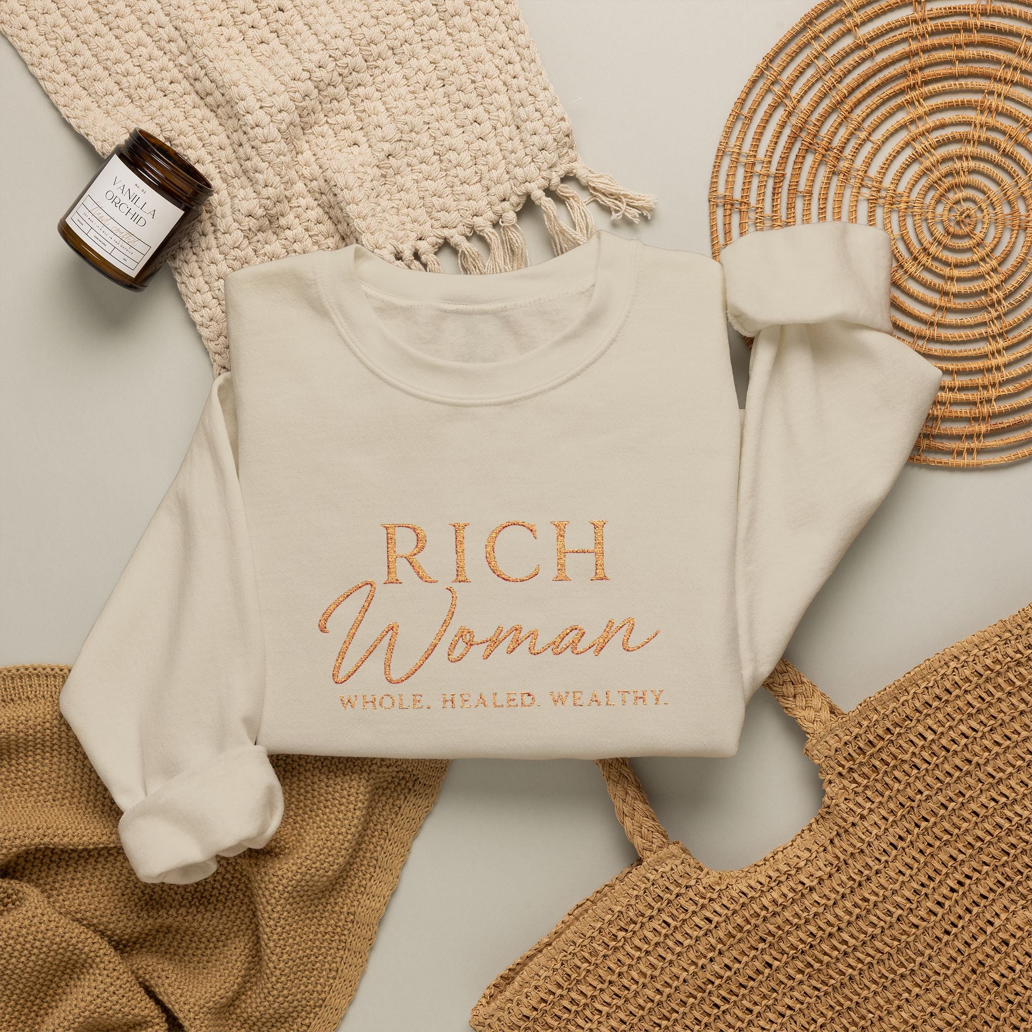 Rich Wife Crew Sweatshirt