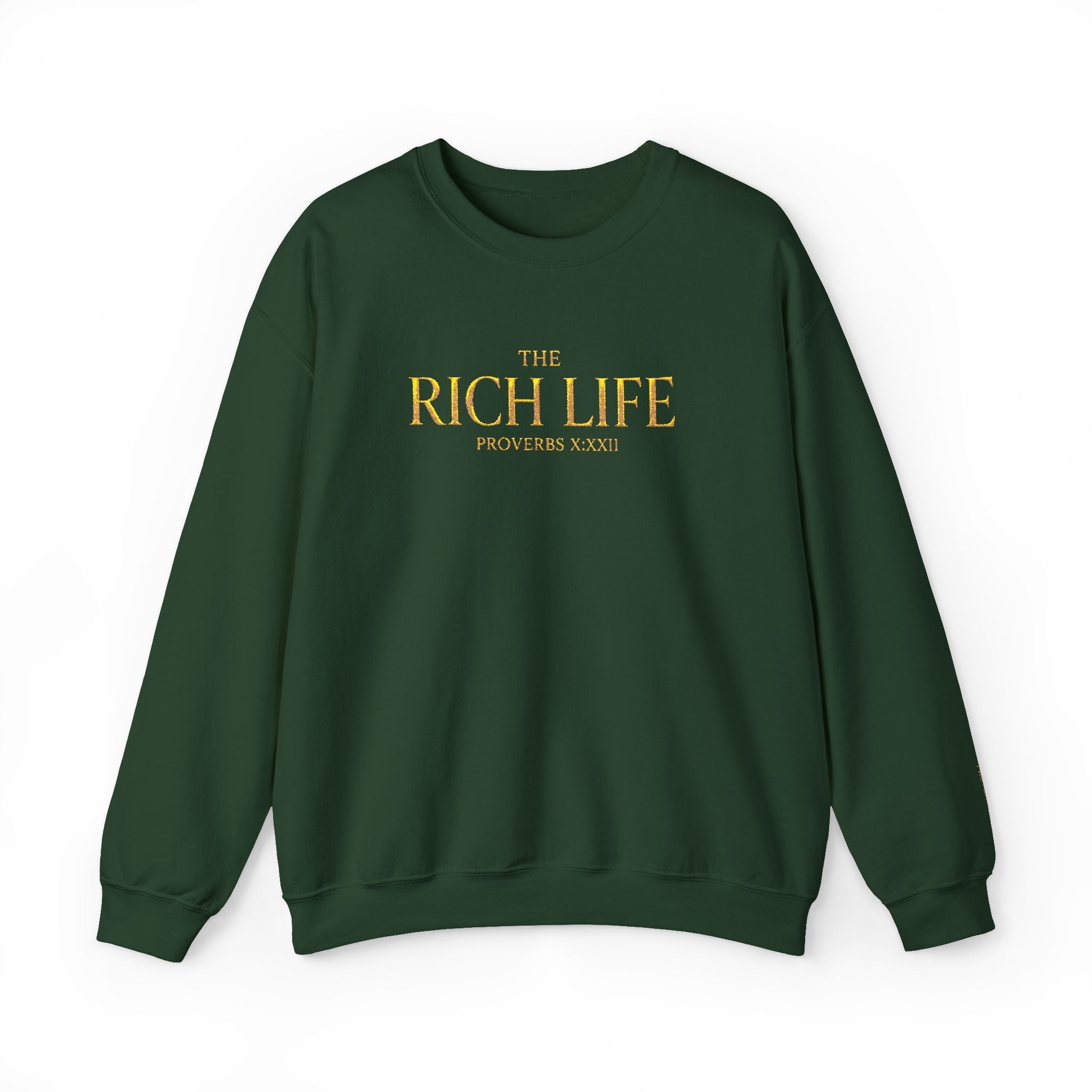 The Rich Life Signature Crewneck Sweatshirt | UNISEX