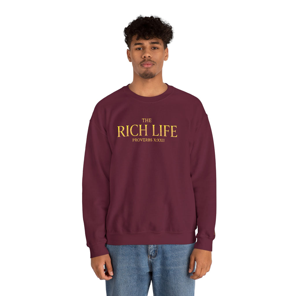 The Rich Life Signature Crewneck Sweatshirt | UNISEX