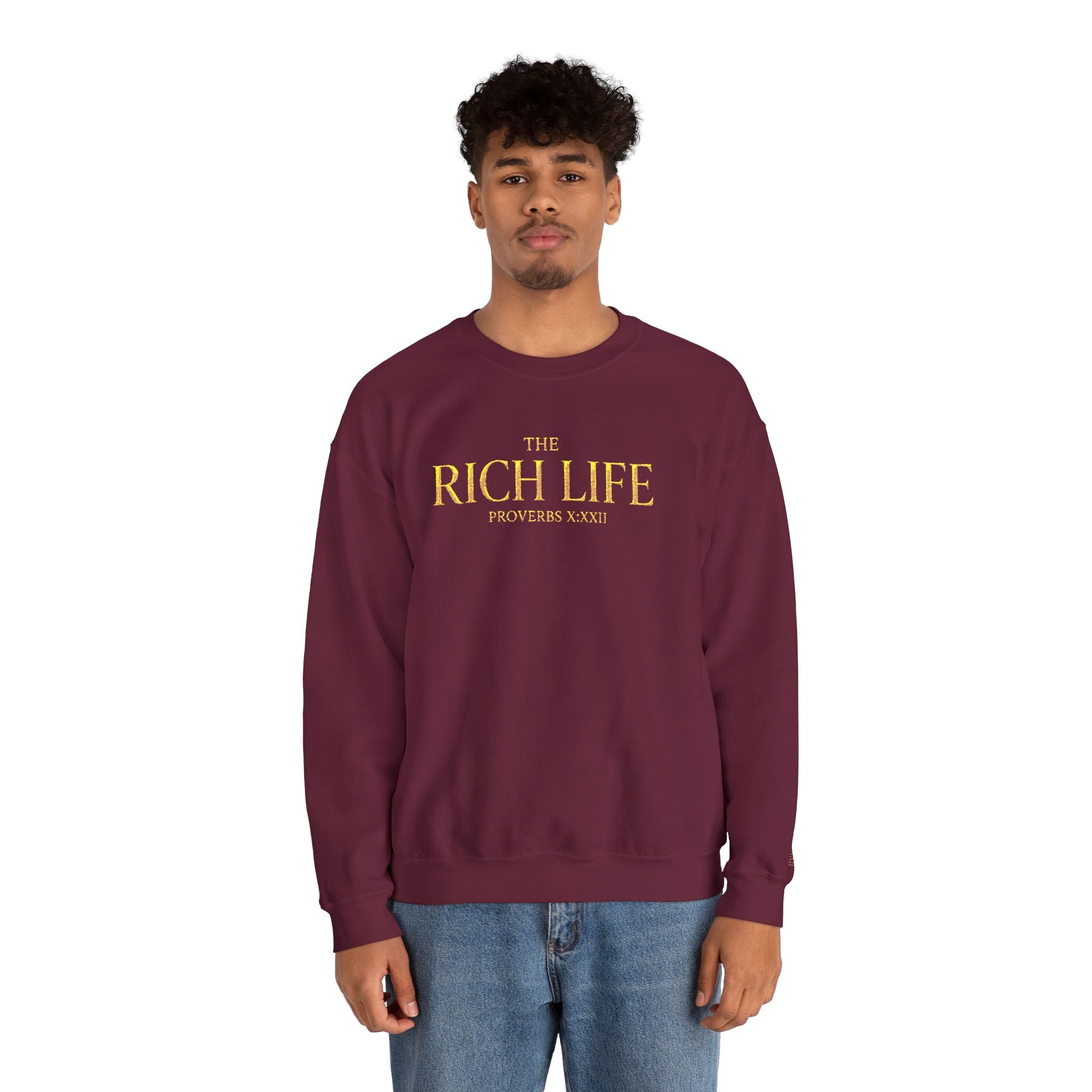The Rich Life Signature Crewneck Sweatshirt | UNISEX