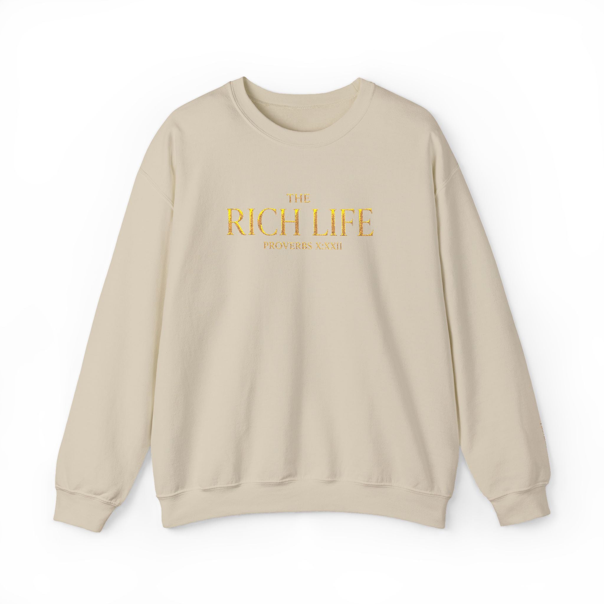 The Rich Life Signature Crewneck Sweatshirt | UNISEX