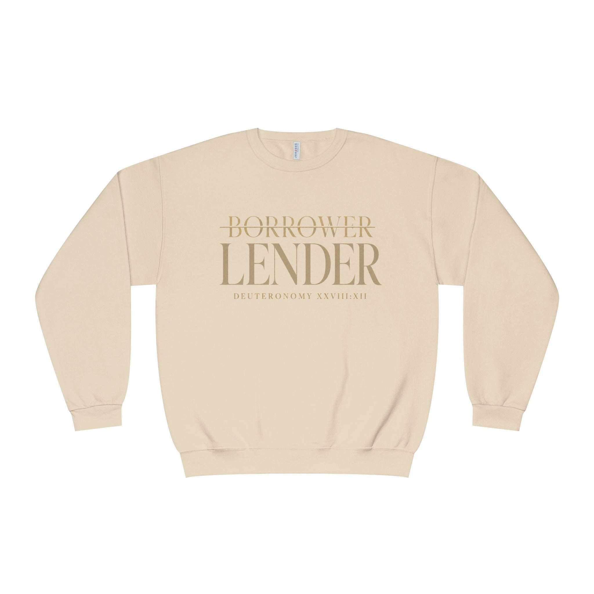 Borrower Lender Crewneck Sweatshirt | UNISEX