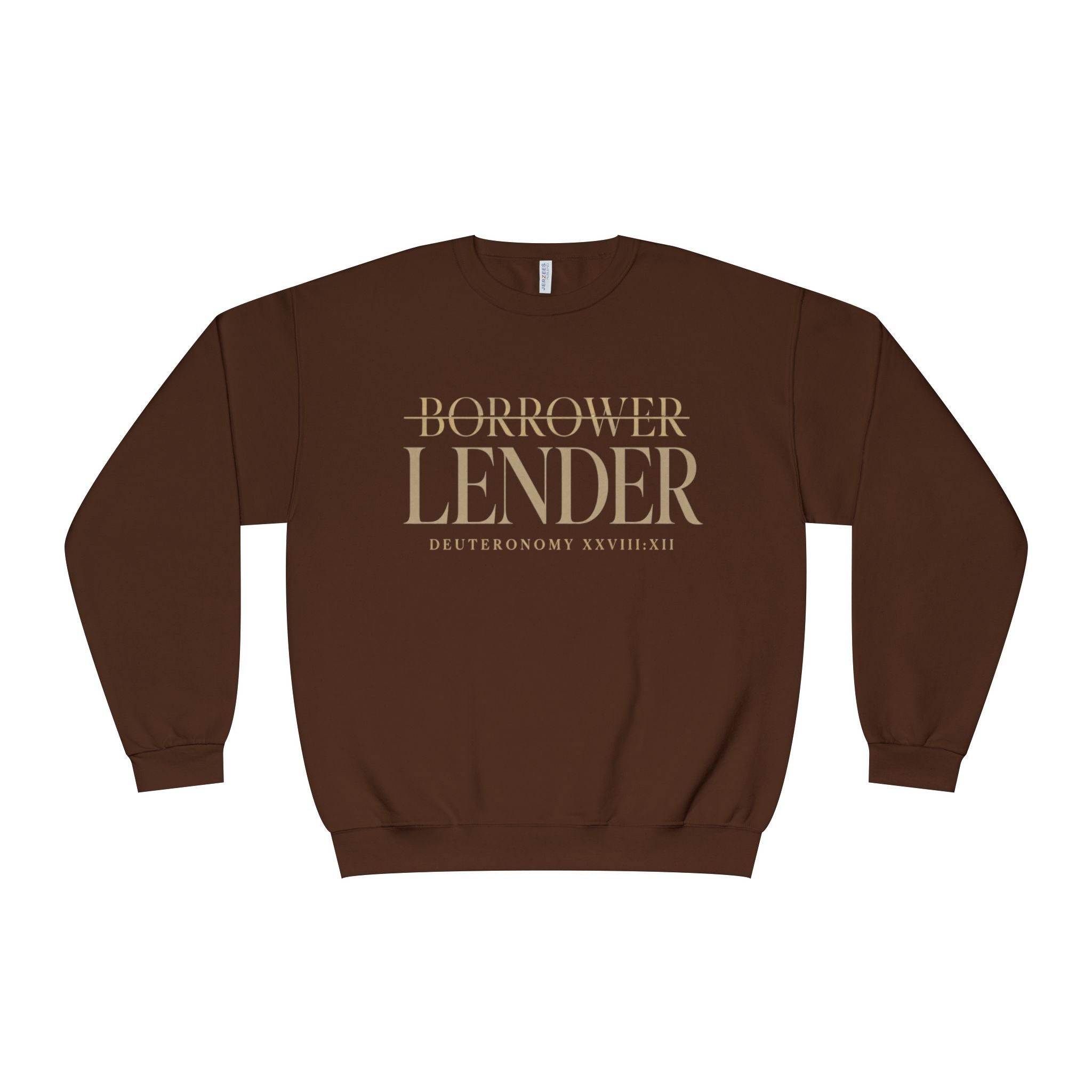 Borrower Lender Crewneck Sweatshirt | UNISEX