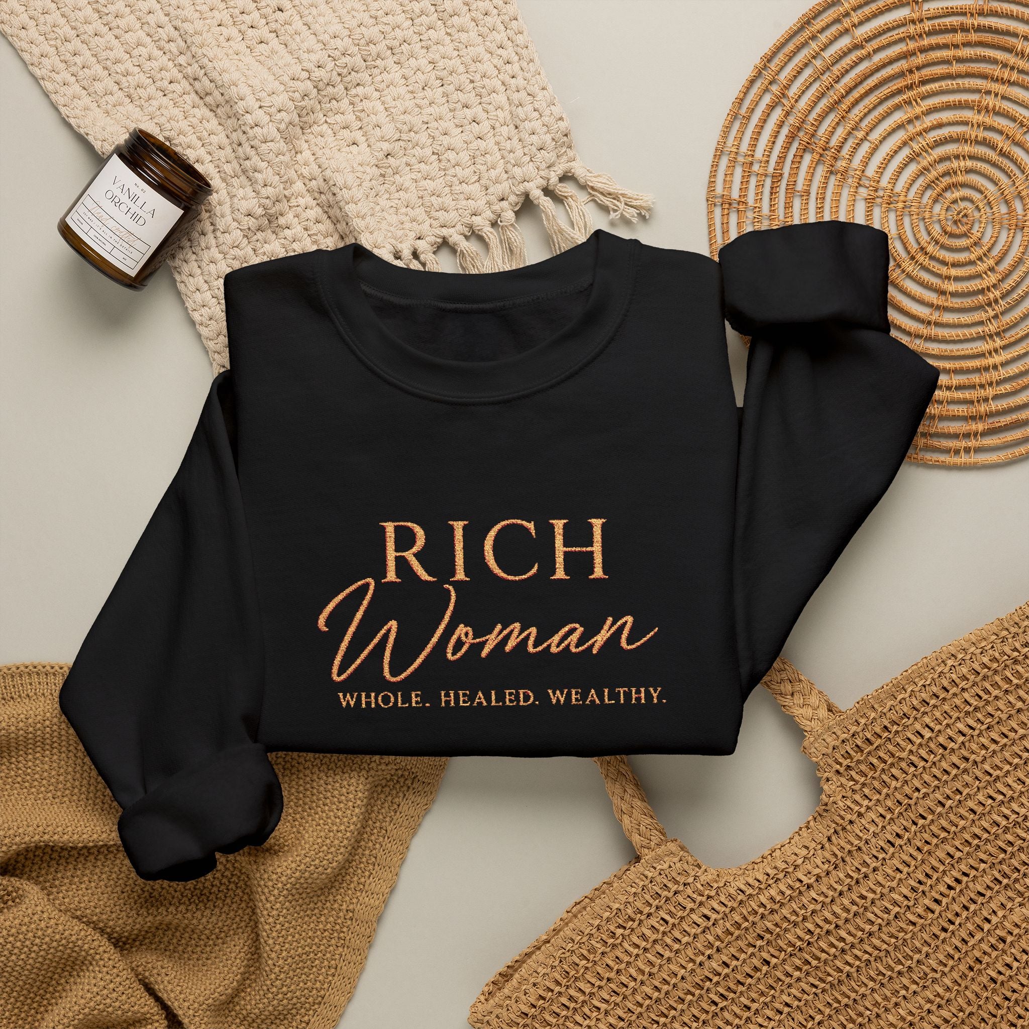 Rich Wife Crew Sweatshirt