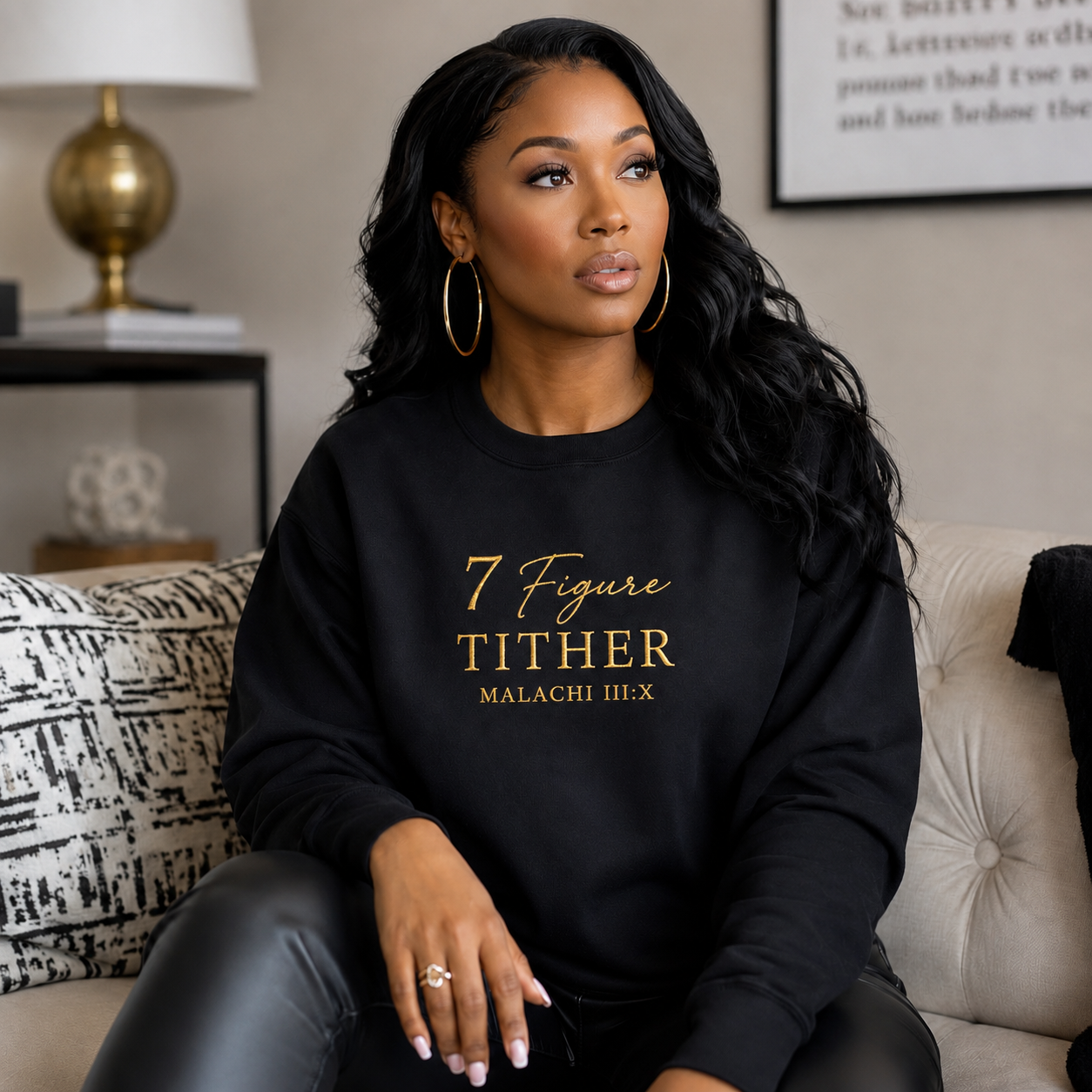 7 Figure Tither Crewneck Sweatshirt | UNISEX