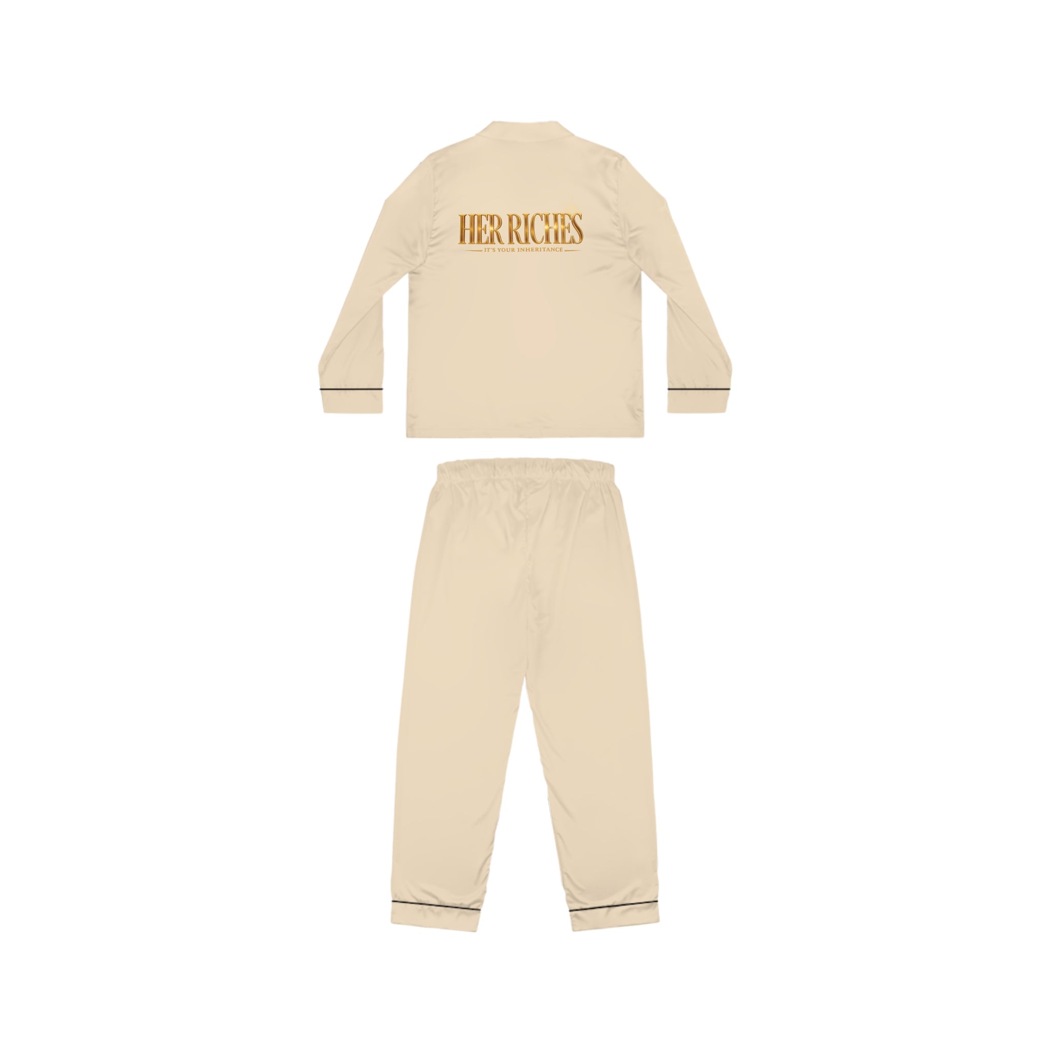 Her Riches Satin Pajamas (AOP)