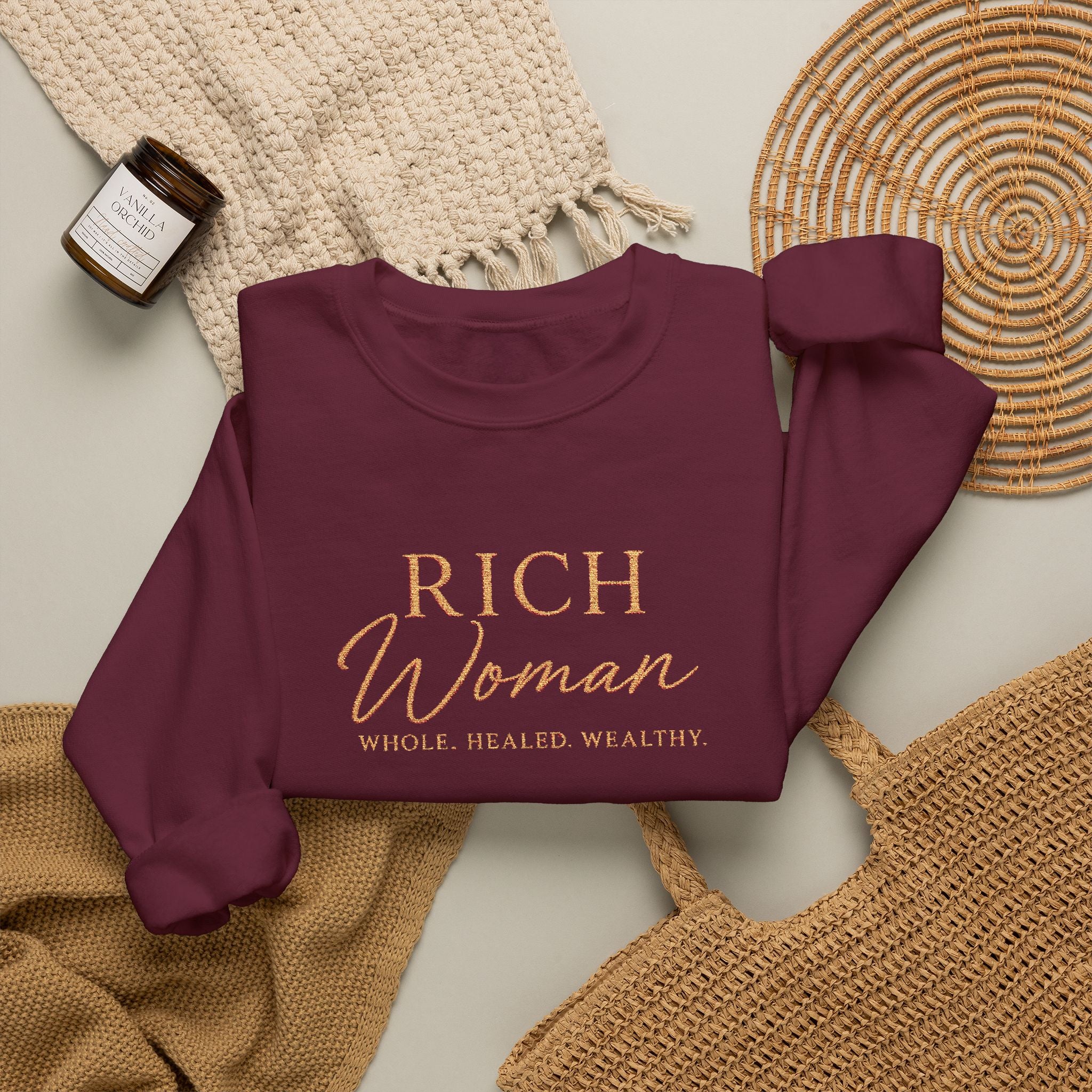 Rich Wife Crew Sweatshirt