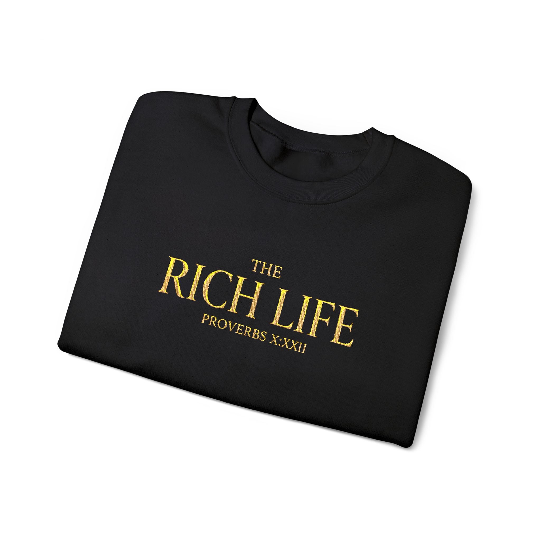 The Rich Life Signature Crewneck Sweatshirt | UNISEX
