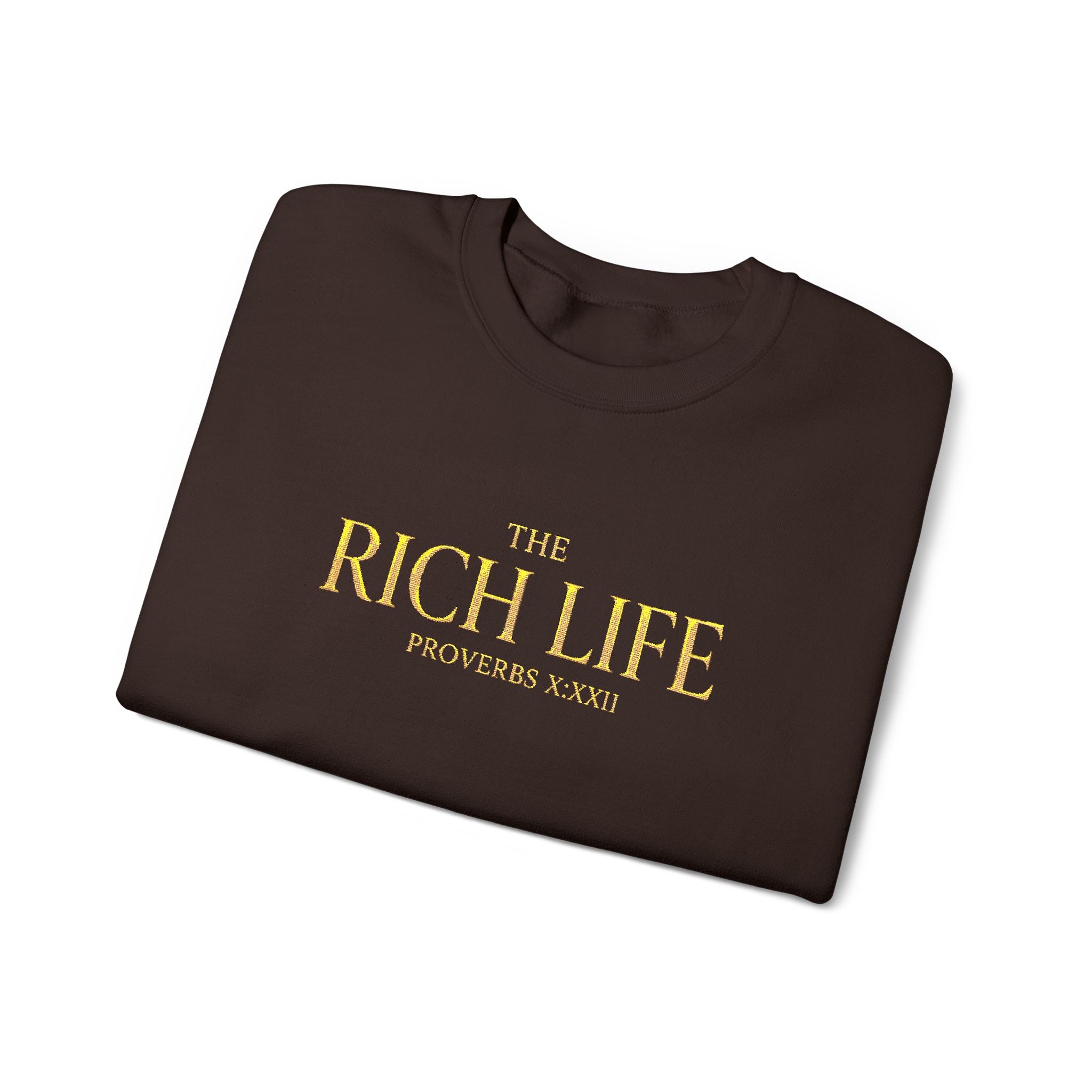 The Rich Life Signature Crewneck Sweatshirt | UNISEX