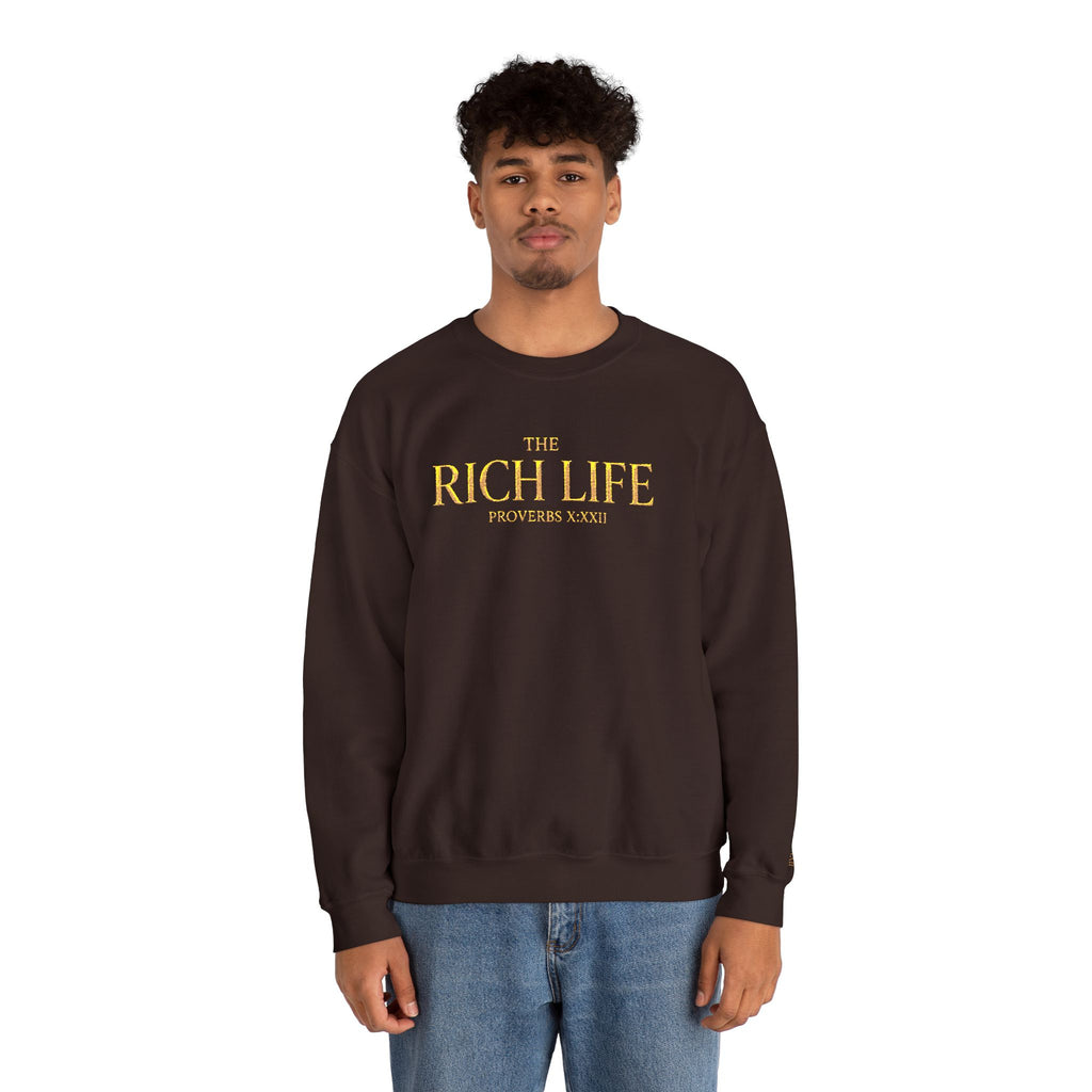 The Rich Life Signature Crewneck Sweatshirt | UNISEX