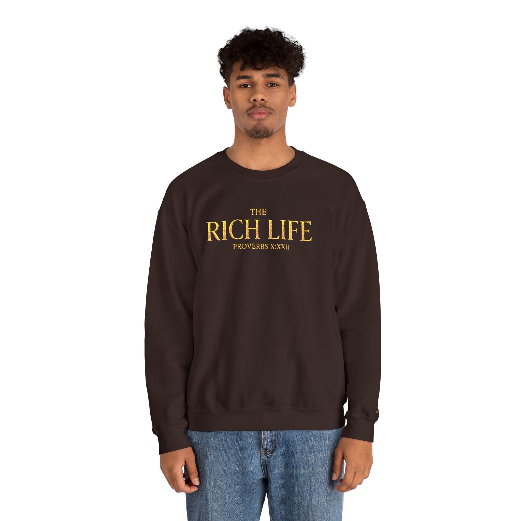 The Rich Life Signature Crewneck Sweatshirt | UNISEX