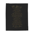 The Blessing Hebrew Prayer Velveteen Blanket | Numbers 6:24-26